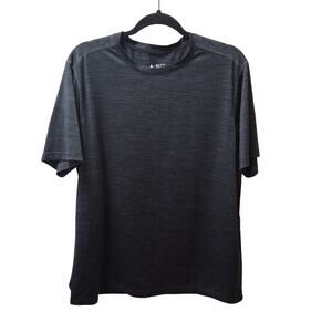 Liberty Pro Men Blue Short Sleeves Activewear T-Shirt Moisture Wicking Fabric-L